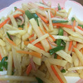 ジャスミン花's cooksnap of when they made じゃがいもの千切り炒め.