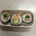 さすさく's cooksnap of when they made 節分キャラ弁♪赤鬼巻きと青鬼巻き♥.