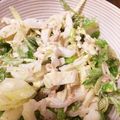 たくまぁ's cooksnap of when they made 白菜、セロリ、大葉のマヨネーズ和え.