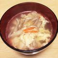 take♪aki♪'s cooksnap of when they made 具沢山☆中華スープ風.