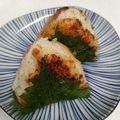 へろへろへ's cooksnap of when they made 売切れゴメン(^人^)味噌焼きおにぎり♪.