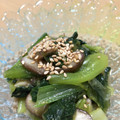 ちくぞーの妻's cooksnap of when they made 簡単お浸し！小松菜と椎茸の味噌和え副菜に.