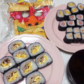 tomitomico's cooksnap of when they made お肉で！恵方巻・太巻・巻き寿司を作ろう♪.