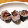 Q1023かんなママ's cooksnap of when they made 牛肉・牛蒡煮で中巻き～うちの恵方巻き.