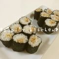 papikun's cooksnap of when they made 定番☆太巻寿司＆おまけの細巻.
