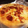 オムすび28's cooksnap of when they made 簡単な手作りピザ☆(パン生地タイプ).