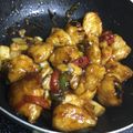 Santorini's cooksnap of when they made 左公鶏(揚げ鶏のピリ辛ソース和え).