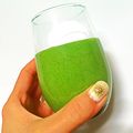 ひとりでできるもん。's cooksnap of when they made 小松菜バナナの簡単グリーンスムージー.
