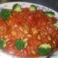 あきたん130♪'s cooksnap of when they made 節分に●いわしつみれと大豆のトマト煮●.