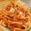 ともみろ's cooksnap of when they made ツナとケイパーのトマトパスタ.