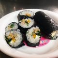 チャンかのん's cooksnap of when they made 離乳食 完了期 ﾐﾆ海苔巻き☆納豆巻き♪.