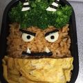たまゆず's cooksnap of when they made 節分に☆鬼の簡単オムライス キャラ弁.