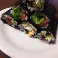 綸子*'s cooksnap of when they made ラップで簡単恵方巻き サラダ海鮮唐揚げ.