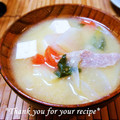 keiO3's cooksnap of when they made 後入れしょうがのこっくり豚汁.