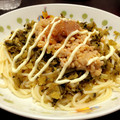 ちむすた's cooksnap of when they made 高菜と納豆と梅のめんつゆマヨパスタ.