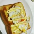 きょろすけ0u0's cooksnap of when they made パズーの目玉焼きトースト.