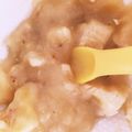 ハートキラリン's cooksnap of when they made 調理室ﾖﾘ～10秒★離乳食初期〜バナナ♪.