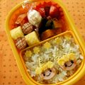 ちょこ０１７'s cooksnap of when they made 節分キャラ弁☆鬼っこツインズ♪.