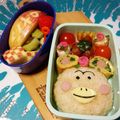 SUI＊KOH's cooksnap of when they made はなかっぱ♪簡単キャラ弁.