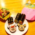 LOVELYみ〜にゃ's cooksnap of when they made ダッフィーとシェリーメイ巻き寿司☆.