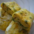みかん主婦's cooksnap of when they made ∞∞ 大葉 de たまご焼き ∞∞　②.