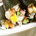 ももちゃんパンダ's cooksnap of when they made サラダ巻き寿司.