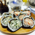 あけるるる's cooksnap of when they made 節分の飾り巻き寿司☆赤鬼青鬼☆恵方巻きも.