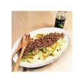 よぉた's cooksnap of when they made 大葉消費＊レタスと大葉の豚ひき肉ドレがけ.