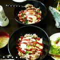 takuto2015's cooksnap of when they made 簡単♪ツナピーマンでタコライス風.