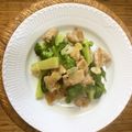 oyukidesu's cooksnap of when they made チキンとブロッコリーのオリーブオイル炒め.