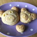 めんまキッチン's cooksnap of when they made 簡単かわいいクマの手作りパン♪.
