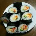 みみりん♪♪'s cooksnap of when they made 手軽に作れる恵方巻☆THE サラダ巻☆.