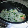 とやまゆ's cooksnap of when they made 小松菜と鮭の混ぜ込みご飯.