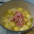 マッハママ's cooksnap of when they made 新じゃがとベーコンの白ワイン蒸し.