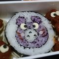 2児ママ's cooksnap of when they made トトロ のりまき（キャラ弁）.