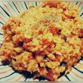 見習いあさ's cooksnap of when they made あったかとろ〜りチーズのトマトリゾット.
