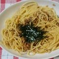 いちご＆大福's cooksnap of when they made ネバネバ！そぼろ納豆パスタ.