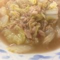 わいわいのオミチ's cooksnap of when they made ポン酢で白菜のツナ煮☆.