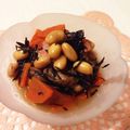 のぼるまっく's cooksnap of when they made 絶品簡単✨基本のひじきの煮物♪.