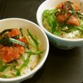 Hirarinn☆'s cooksnap of when they made 酒の肴や丼に♪明太子にごま油・白だしだけ.