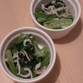 アクセル☆'s cooksnap of when they made 小松菜としらすのおひたし.