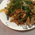 nyango_go's cooksnap of when they made 簡単！豚肉とエリンギの梅風味生姜焼き.