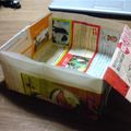 えりこまる's cooksnap of when they made 0円紙箱でカステラ.