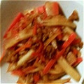 おざゆみ's cooksnap of when they made クセになる！大根とにんじんのたぬきんぴら.