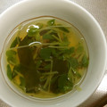心の空's cooksnap of when they made 簡単！ 早い！豆苗と ワカメの お吸い物.