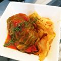 chiroxine's cooksnap of when they made トマト煮込みロールキャベツ.