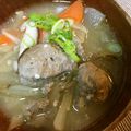 毎日楽しい's cooksnap of when they made 味噌仕立て♪イワシのつみれ汁.