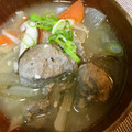 毎日楽しい's cooksnap of when they made 味噌仕立て♪イワシのつみれ汁.