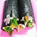 Nafissa's cooksnap of when they made 簡単！恵方巻 巻き寿司.