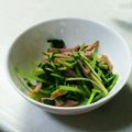 ﾏﾛﾝさん's cooksnap of when they made 春菊とハムの炒め物.